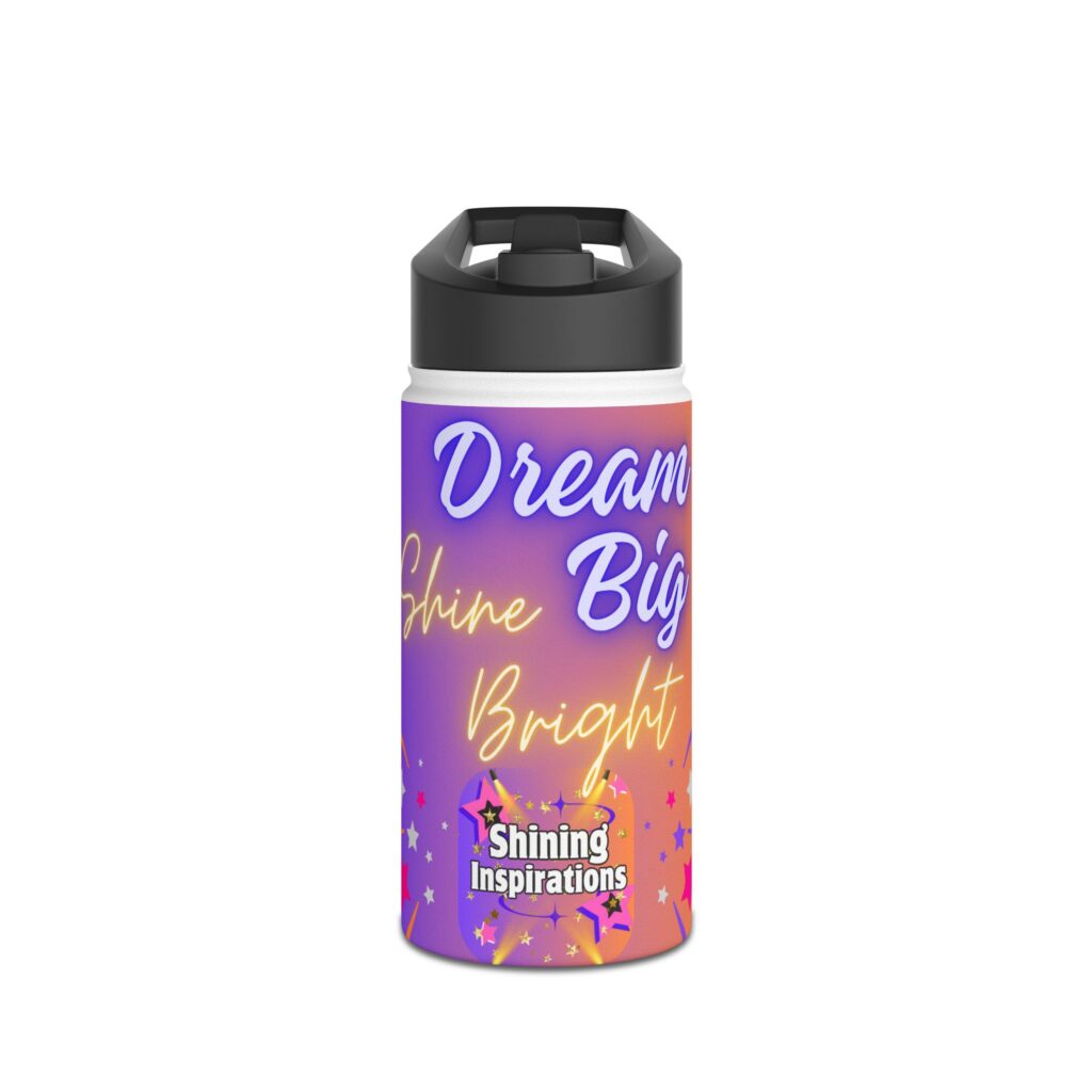 Inspiring Stainless Steel Water Bottle, Standard Lid